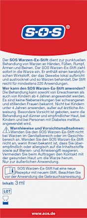Warzen Entferner Stift, Warzen-Ex SOS
