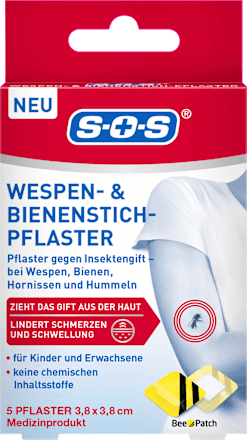 Pflaster Wespen- & Bienenstich SOS