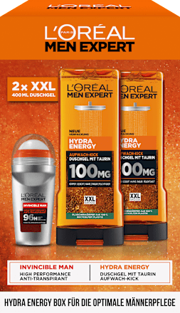 Geschenkset "Hydra Energy Box" 3tlg L'ORÉAL PARiS MEN EXPERT