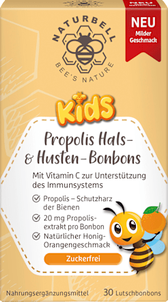 Propolis Hals- und Husten-Bonbon Kids Naturbell