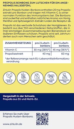 Propolis Husten-Bonbons 30 St Zirkulin