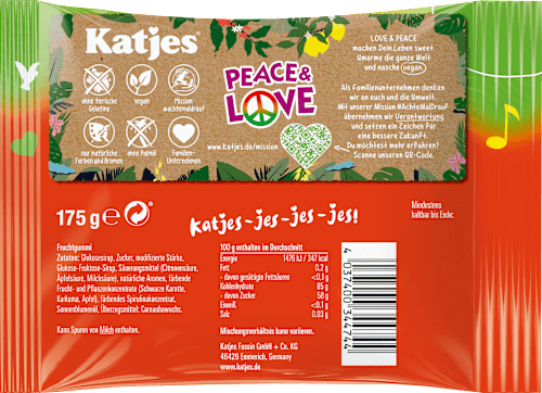Fruchtgummi Peace & Love Katjes