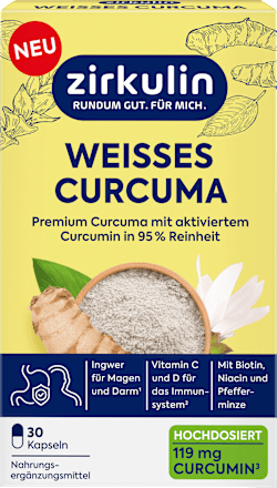 Weisses Curcuma Kapseln 30 St Zirkulin