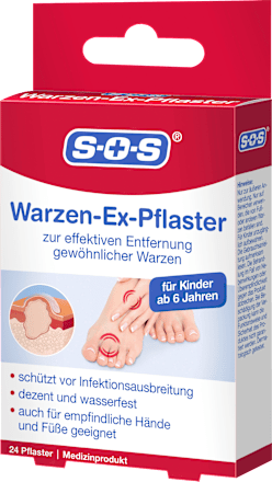 Warzenentferner Ex-Pflaster SOS