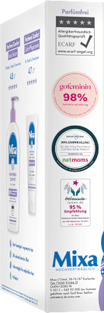 Geschenkset Ostern Panthenol Bodybalsam + Pflegecreme  Mixa