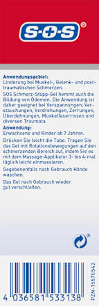 Schmerz-Stopp-Gel SOS