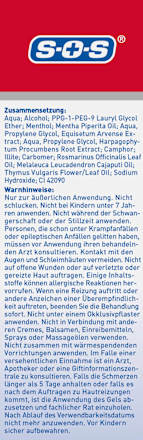Schmerz-Stopp-Gel SOS