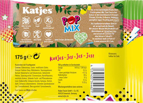 Fruchtgummi Pop-Mix Katjes