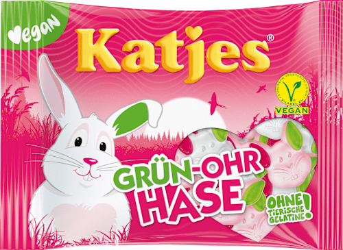 Fruchtgummi Grün-Ohr Hase Katjes