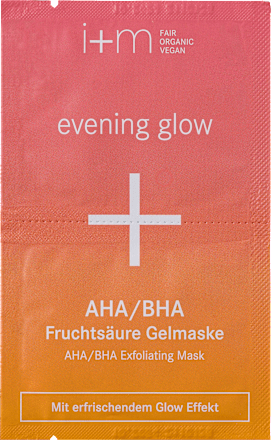 Gesichtsgelmaske Fruchtsäure AHA/BHA (2x4 ml) i + m Naturkosmetik Berlin