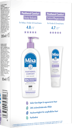 Geschenkset Ostern Panthenol Bodybalsam + Pflegecreme  Mixa