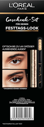 Geschenkset Für deinen Festtagslook Mascara Panorama Brown + Eyeliner Perfect Slim 2 Grey L'ORÉAL PARiS