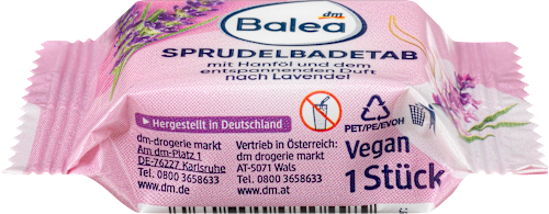  Sprudel Badetabs Wellness 3fach Balea