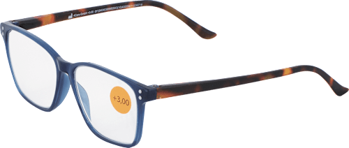 Naočale za čitanje – plavo-smeđe, dioptrija +3,0 visiomax