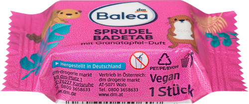 Sprudel Badetabs 3fach Balea