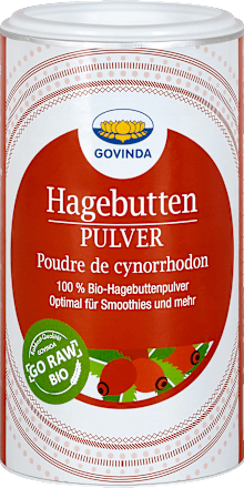 Superfood Pulver Hagebutte govinda