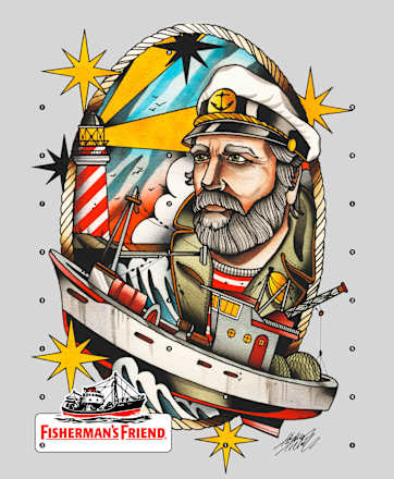 Adventskalender 2024 mit 24 Pastillen Fisherman's Friend