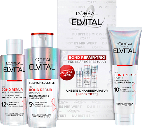 Geschenkset "Bond Repair" Shampoo 3tlg L'ORÉAL PARiS ELVITAL