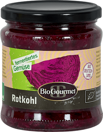 Fermentiertes Gemüse Rotkohl BioGourmet