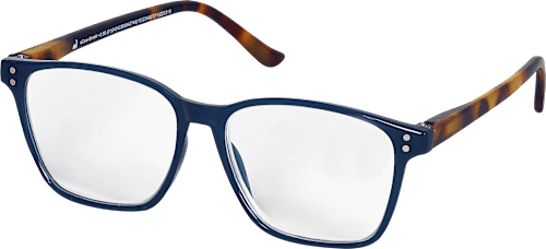 dioptrické brýle na čtení +1,5 Dp, modrohnědé visiomax