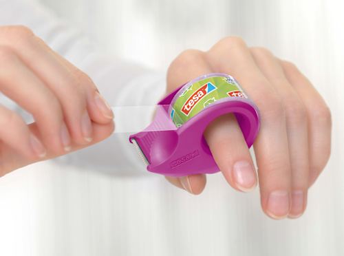 Klebeband Film Eco & Clear Mini Abroller sortiert tesa