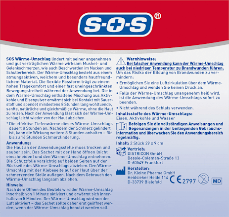 Wärmeumschlag SOS