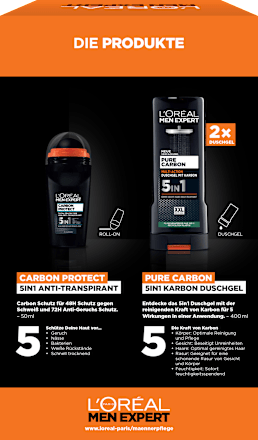 Geschenkset "Carbon Box" 3tlg L'ORÉAL PARiS MEN EXPERT