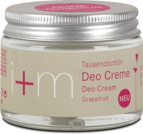 Deocreme Tausendschön i + m Naturkosmetik Berlin