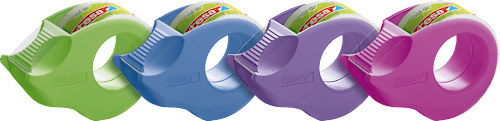 Klebeband Film Eco & Clear Mini Abroller sortiert tesa
