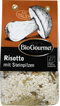 Fertiggericht Risotto mit Steinpilzen BioGourmet