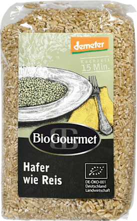 Hafer wie Reis BioGourmet