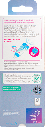 Easy Start Elements Anti-Colic Babyflasche 260 ml blau, 0+ Monate mam