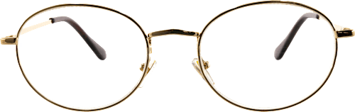 Očala za branje, dioptrija: +3,50, zlata Visiomax