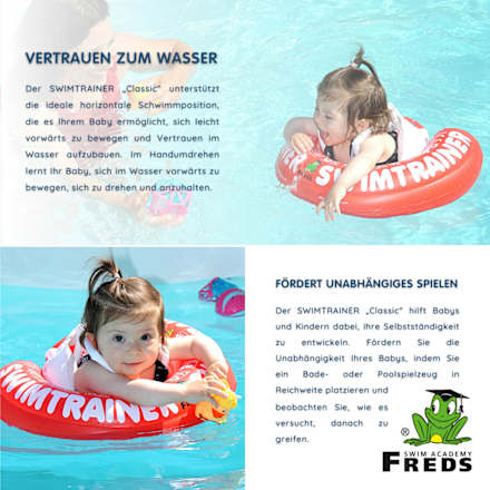 Schwimmtrainer Classic Rot Freds Swim Academy