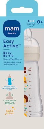 Babyflasche Easy Active, creme, von Geburt an, 270ml  mam