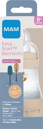 Easy Start Elements Babyflasche Anti-Colic weiß mam