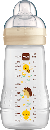 Babyflasche Easy Active, creme, von Geburt an, 270ml  mam