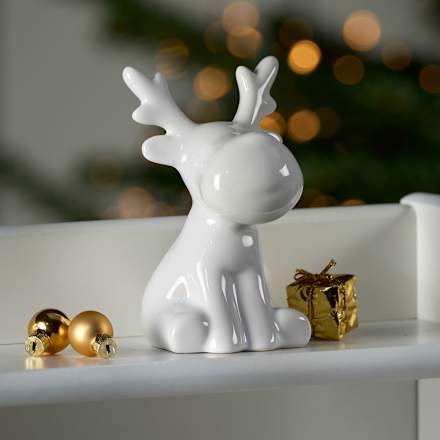 Keramikelch, sitzend, weiß Dekorieren & Einrichten