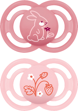 Schnuller Perfect Silikon pink/rosa, ab 16 Monaten mam