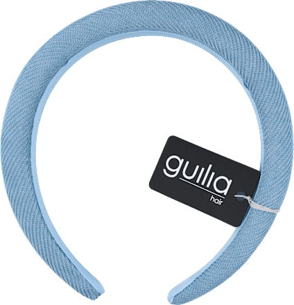 Диадема за коса от плат, синя  guilia