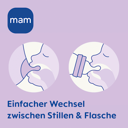Babyflasche Easy Start Anti-Colic, creme, von Geburt an, 260 ml mam