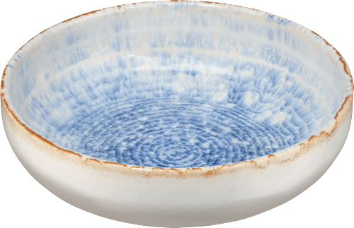 Müslischale aus Keramik, blau/weiß (17x10,6cm) keine Marke