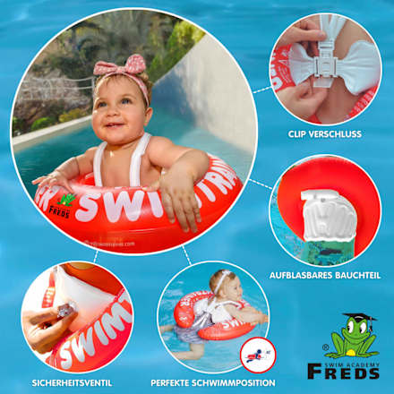 Schwimmtrainer Classic Rot Freds Swim Academy