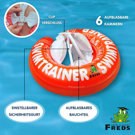 Schwimmtrainer Classic Rot Freds Swim Academy
