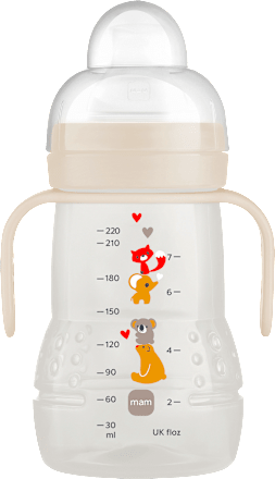 Trinklernflasche Trainer+ creme 4+ Monate 220 ml mam