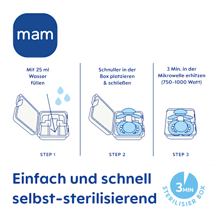 Schnuller Original Silikon, rosa/flieder, 6-16 Monate mam