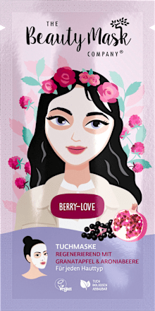Tuchmaske Berry Love THE Beauty Mask COMPANY