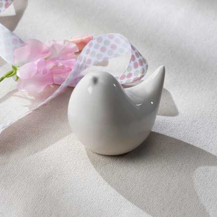 Keramikvogel, weiß Dekorieren & Einrichten