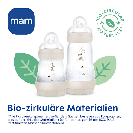 Babyflasche Easy Start Anti-Kolik beige 0+ Monate 260 ml mam