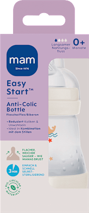 Babyflasche Easy Start Anti-Colic beige, 160 ml mam